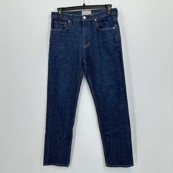 Everlane Jeans‎ Mens Size 33x29 Blue Straight Leg Business Casual Indie Minimal - Picture 1 of 6